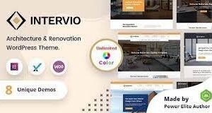 Intervio – Interior and Architecture WordPress Theme + RTL